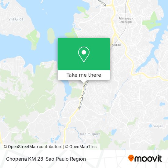 Mapa Choperia KM 28