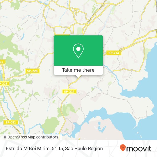 Mapa Estr. do M Boi Mirim, 5105