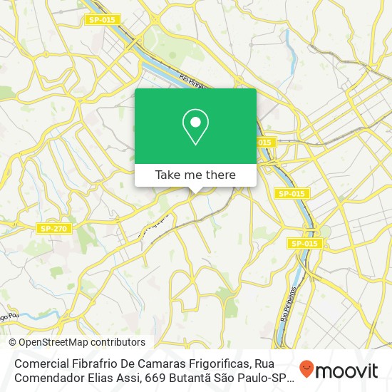 Comercial Fibrafrio De Camaras Frigorificas, Rua Comendador Elias Assi, 669 Butantã São Paulo-SP 05516-000 map