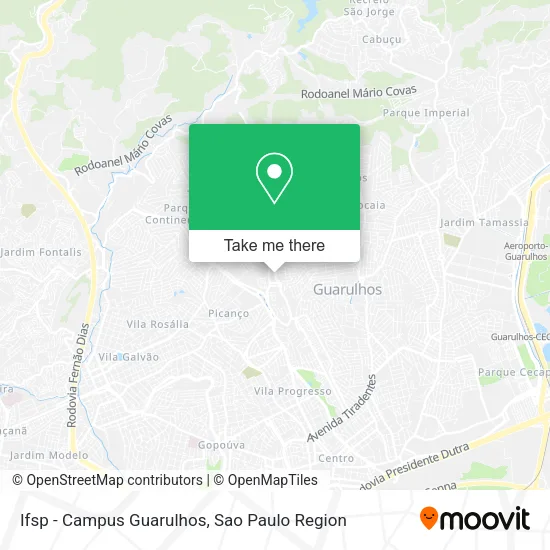 Ifsp - Campus Guarulhos map