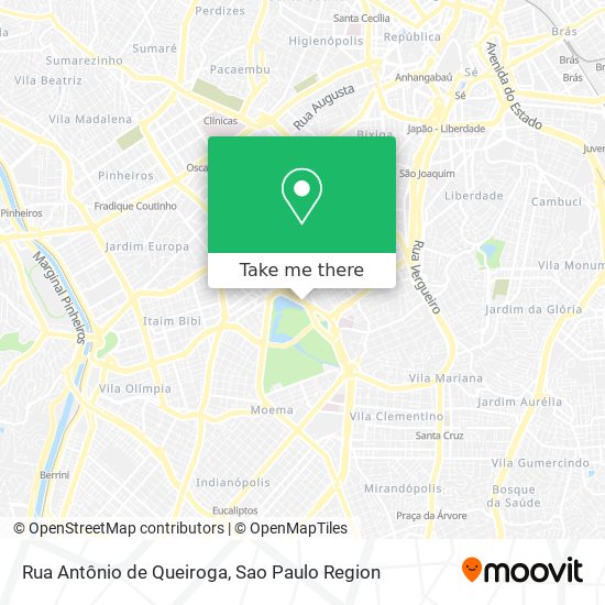 Mapa Rua Antônio de Queiroga