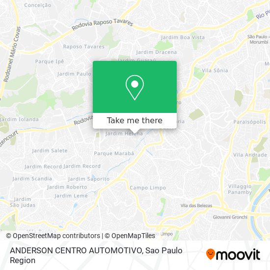 ANDERSON CENTRO AUTOMOTIVO map