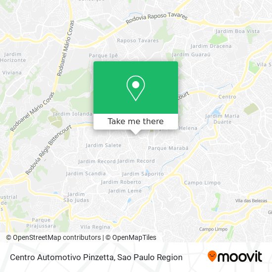 Centro Automotivo Pinzetta map