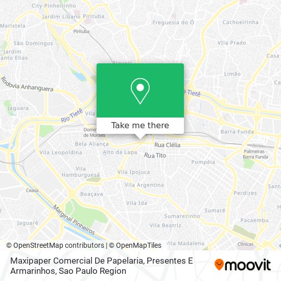 Mapa Maxipaper Comercial De Papelaria, Presentes E Armarinhos