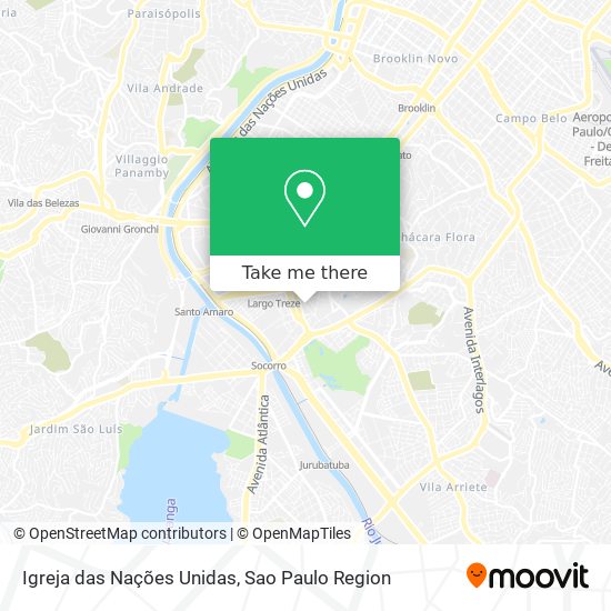 Igreja das Nações Unidas map