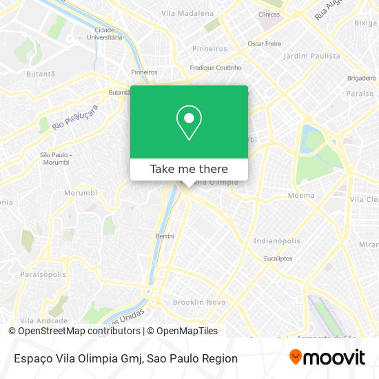 Espaço Vila Olimpia Gmj map