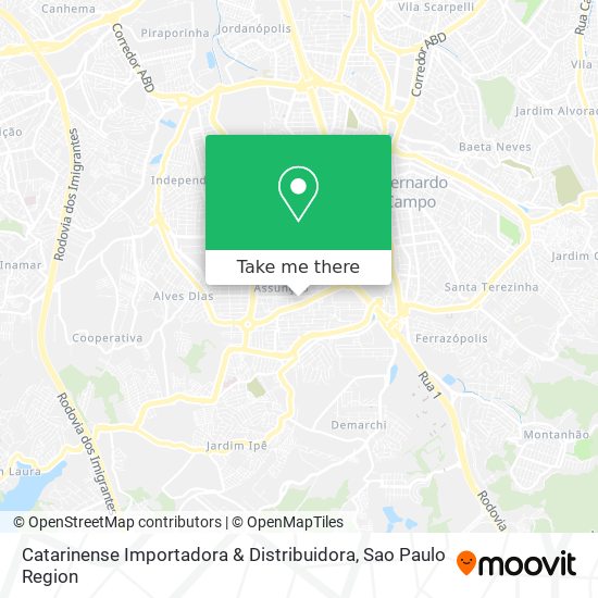 Catarinense Importadora & Distribuidora map