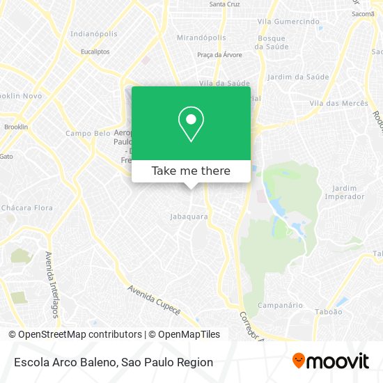 Mapa Escola Arco Baleno