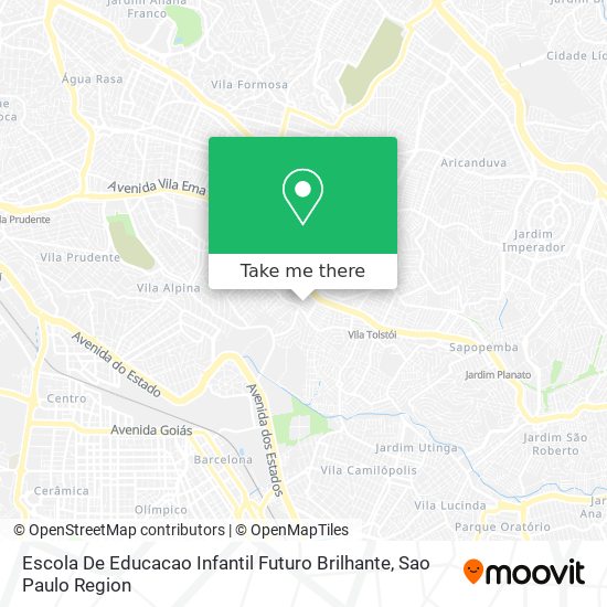 Mapa Escola De Educacao Infantil Futuro Brilhante