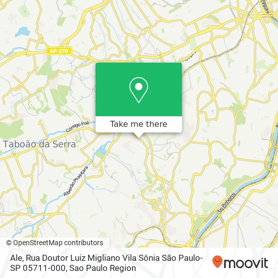 Ale, Rua Doutor Luiz Migliano Vila Sônia São Paulo-SP 05711-000 map