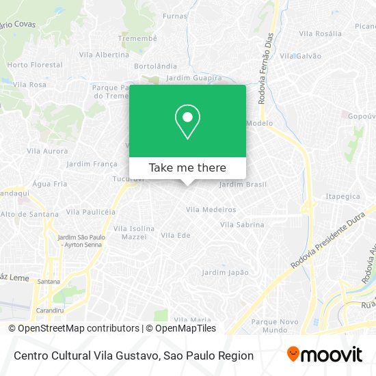 Centro Cultural Vila Gustavo map