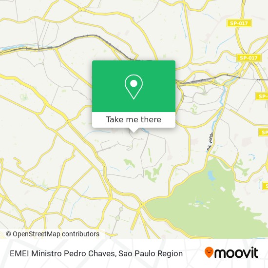 EMEI Ministro Pedro Chaves map