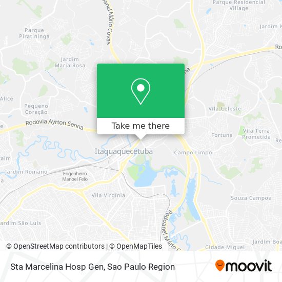 Sta Marcelina Hosp Gen map