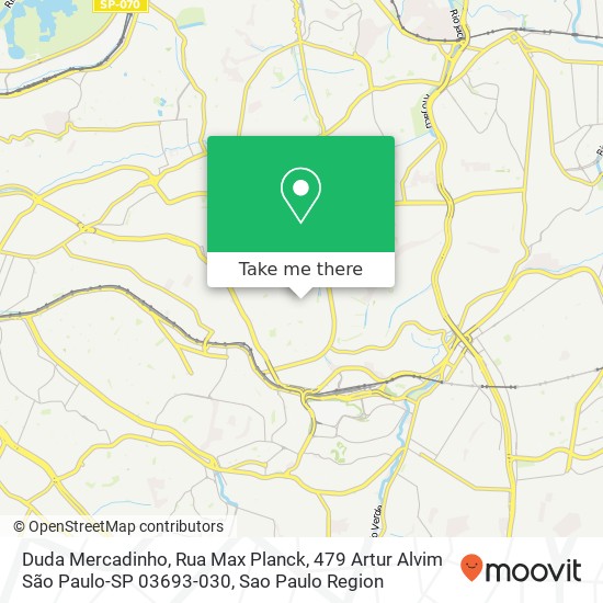 Duda Mercadinho, Rua Max Planck, 479 Artur Alvim São Paulo-SP 03693-030 map