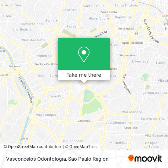 Mapa Vasconcelos Odontologia