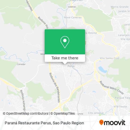 Mapa Paraná Restaurante Perus