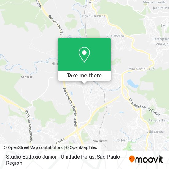 Mapa Studio Eudóxio Júnior - Unidade Perus