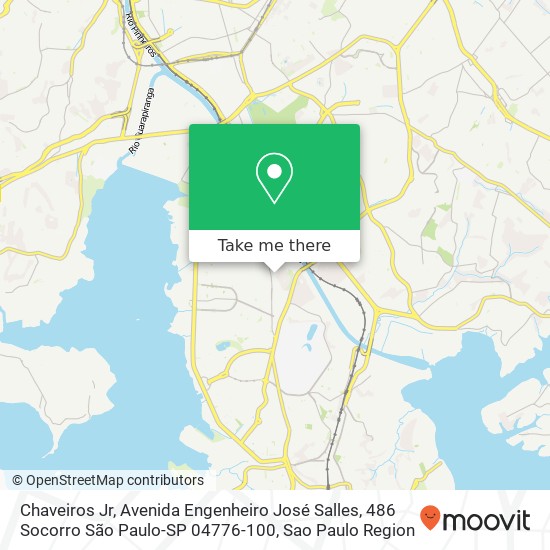 Mapa Chaveiros Jr, Avenida Engenheiro José Salles, 486 Socorro São Paulo-SP 04776-100