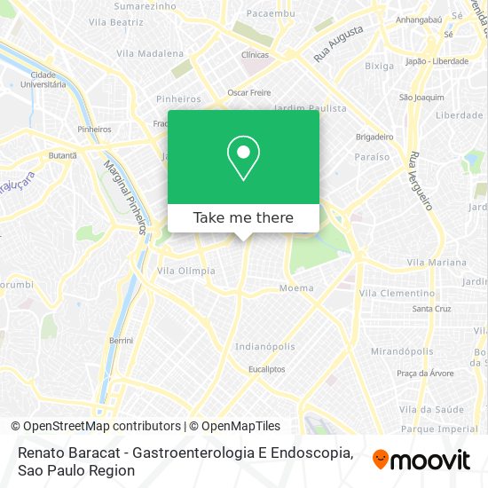 Renato Baracat - Gastroenterologia E Endoscopia map