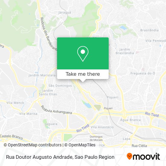 Rua Doutor Augusto Andrade map