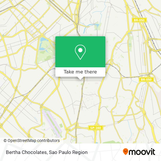 Bertha Chocolates map