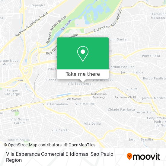 Vila Esperanca Comercial E Idiomas map