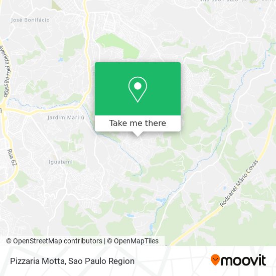 Pizzaria Motta map