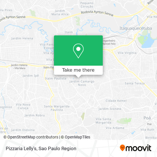 Pizzaria Lelly's map