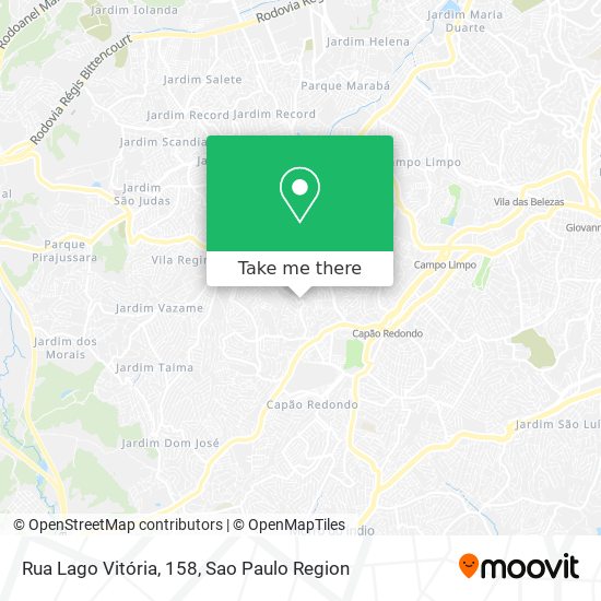 Rua Lago Vitória, 158 map