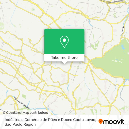 Indústria e Comércio de Pães e Doces Costa Lavos map