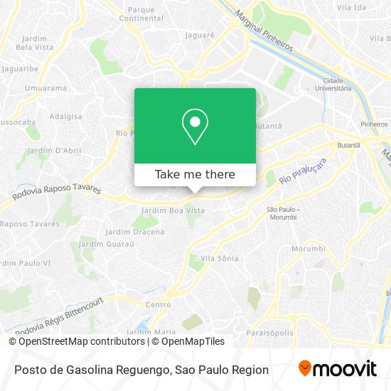 Posto de Gasolina Reguengo map