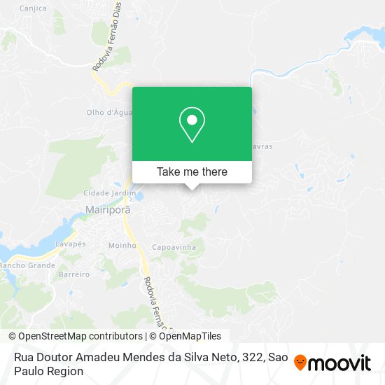 Rua Doutor Amadeu Mendes da Silva Neto, 322 map