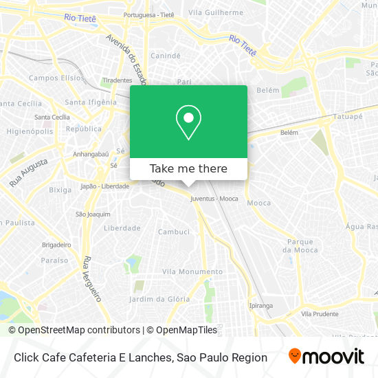 Mapa Click Cafe Cafeteria E Lanches