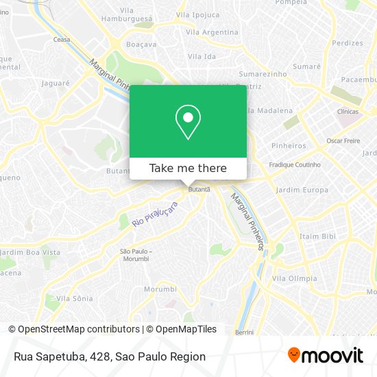 Rua Sapetuba, 428 map
