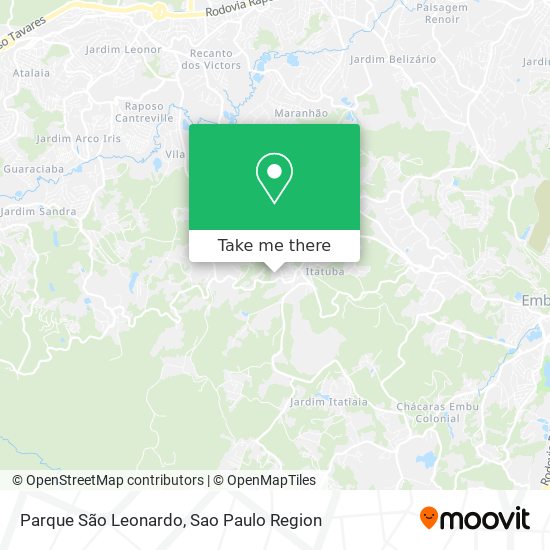 Parque São Leonardo map