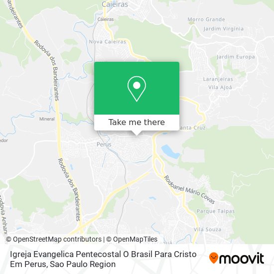 Mapa Igreja Evangelica Pentecostal O Brasil Para Cristo Em Perus