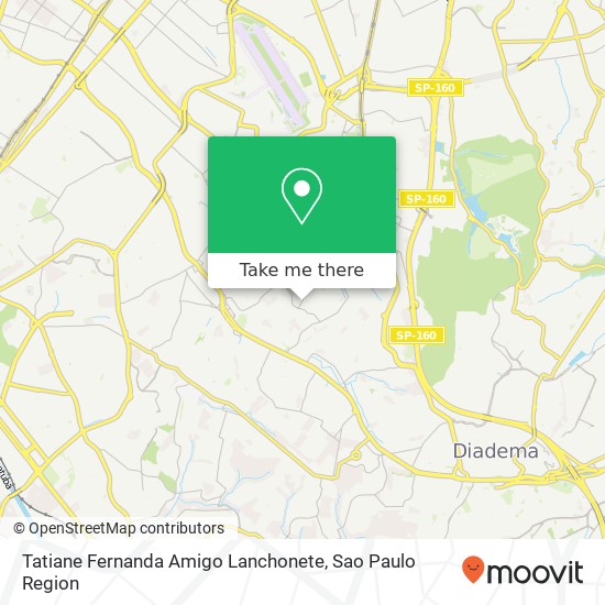 Mapa Tatiane Fernanda Amigo Lanchonete