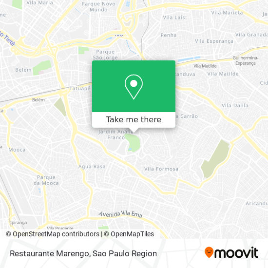 Mapa Restaurante Marengo