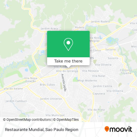 Restaurante Mundial map