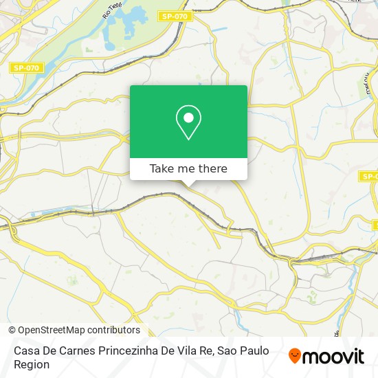 Casa De Carnes Princezinha De Vila Re map