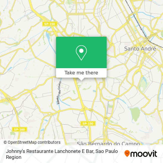 Johnny's Restaurante Lanchonete E Bar map