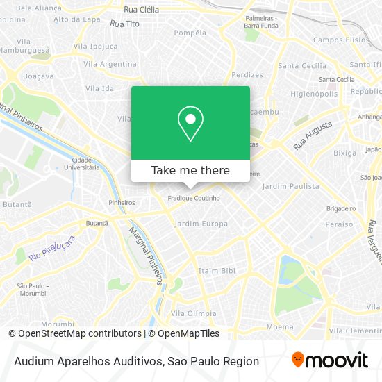 Audium Aparelhos Auditivos map