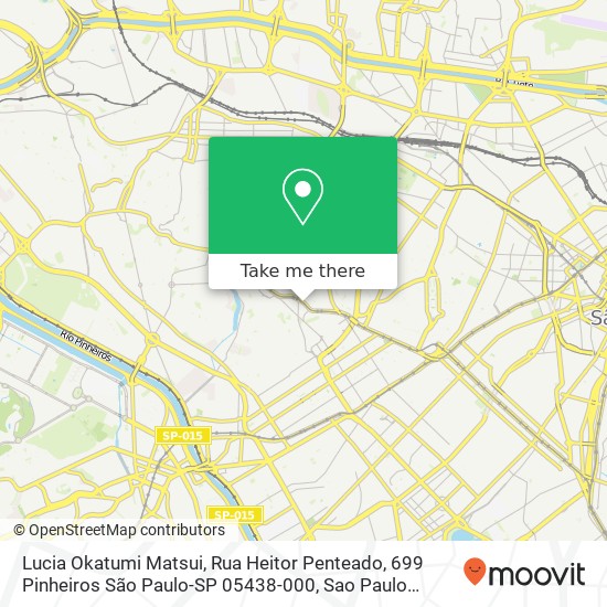 Lucia Okatumi Matsui, Rua Heitor Penteado, 699 Pinheiros São Paulo-SP 05438-000 map