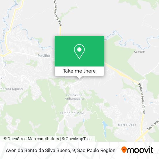 Avenida Bento da Silva Bueno, 9 map
