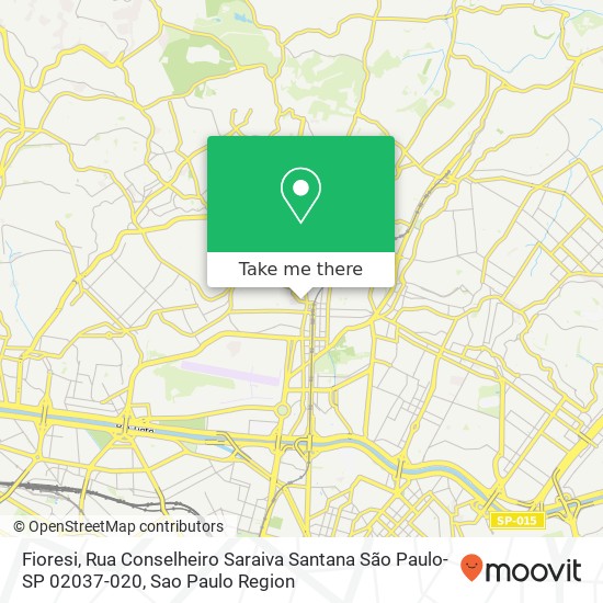 Fioresi, Rua Conselheiro Saraiva Santana São Paulo-SP 02037-020 map