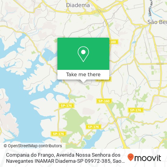 Compania do Frango, Avenida Nossa Senhora dos Navegantes INAMAR Diadema-SP 09972-385 map