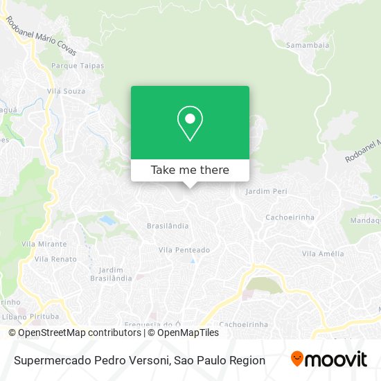 Supermercado Pedro Versoni map