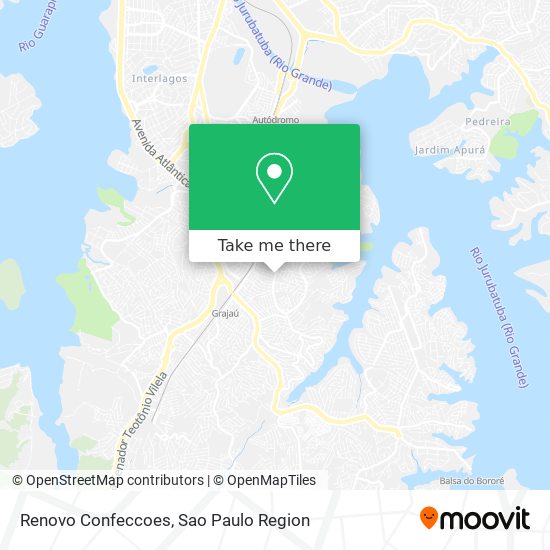 Renovo Confeccoes map