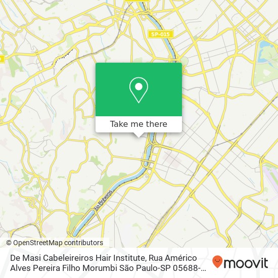 De Masi Cabeleireiros Hair Institute, Rua Américo Alves Pereira Filho Morumbi São Paulo-SP 05688-000 map
