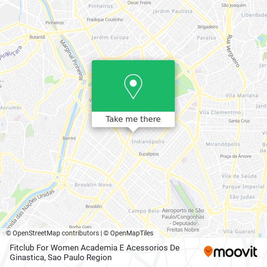 Mapa Fitclub For Women Academia E Acessorios De Ginastica